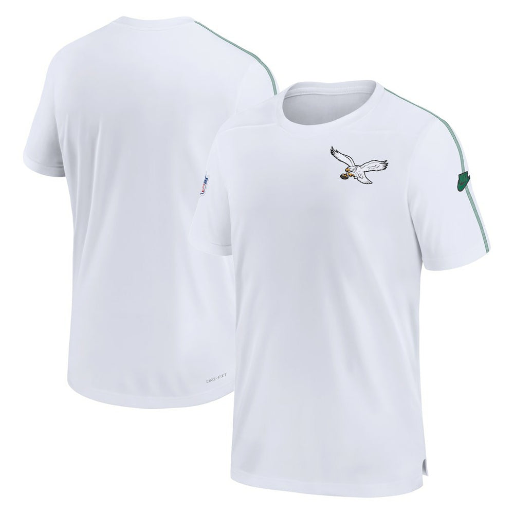 Philadelphia Eagles Sideline Alternate Logo Coach Performance Top | NFL Hot