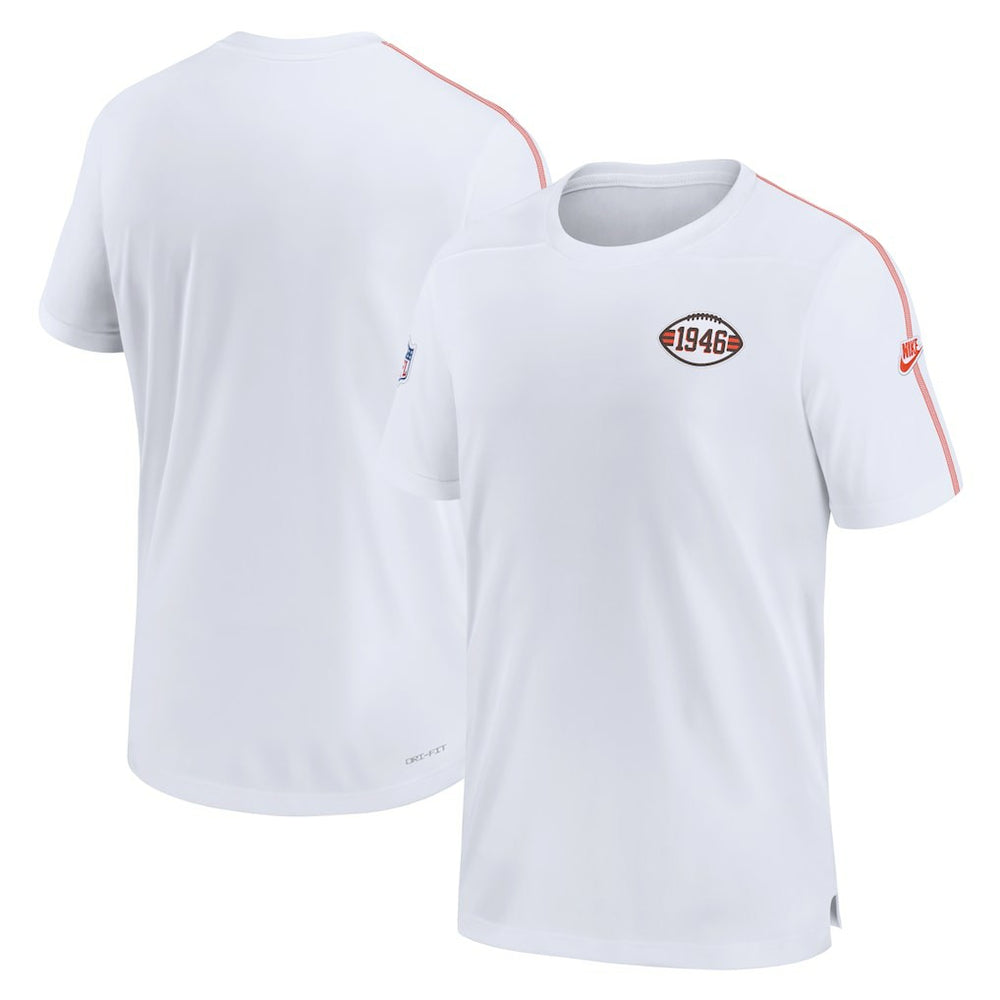 Cleveland Browns Sideline Alternate Logo Coach Performance T-Shirt | NFL New