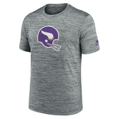 Minnesota Vikings Sideline Velocity Throwback Logo Dri-FIT T-Shirt | NFL US