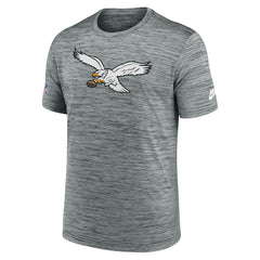 Philadelphia Eagles Sideline Velocity Throwback Logo Dri-FIT T-Shirt | NFL Sale