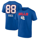 Buffalo Bills Dawson Knox Team Wordmark Player Name & Number T-Shirt | NFL US