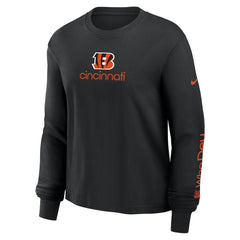 Cincinnati Bengals Women's Boxy Long Sleeve T-Shirt | NFL Outlet