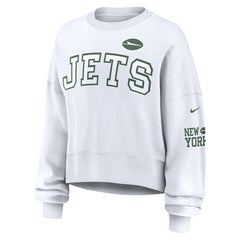 New York Jets Women's Oversized Pullover Sweatshirt | NFL Outlet