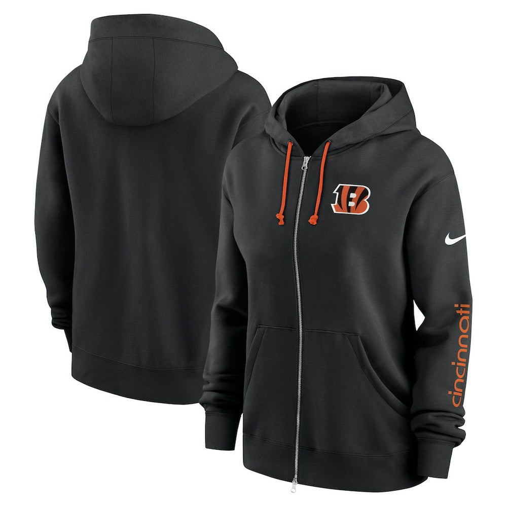Cincinnati Bengals Women's Phoenix Full-Zip Hoodie | NFL Hot
