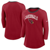 Arizona Cardinals Women's 3/4 Sleeve Raglan Fashion Top | NFL New