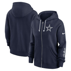 Dallas Cowboys Women's Plus Size Phoenix Full-Zip Hoodie | NFL Outlet