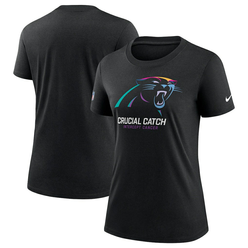 Carolina Panthers Women's 2024 NFL Crucial Catch Tri-Blend T-Shirt | NFL New