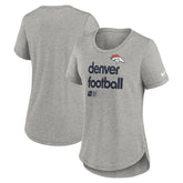 Denver Broncos Women's Team Shout-Out Tri-Blend T-Shirt | NFL On sale