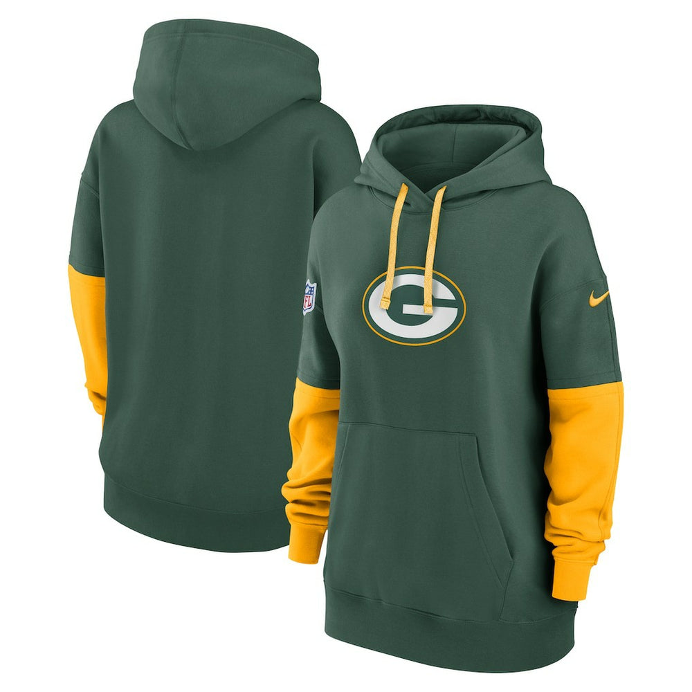 Green Bay Packers Women's Sideline Essential Hoodie | NFL New
