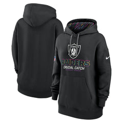 Las Vegas Raiders Women's 2024 NFL Crucial Catch Club Pullover Hoodie | NFL New