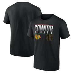 Connor Bedard Chicago Blackhawks Fanatics Name & Number T-Shirt - NHL T-shirts