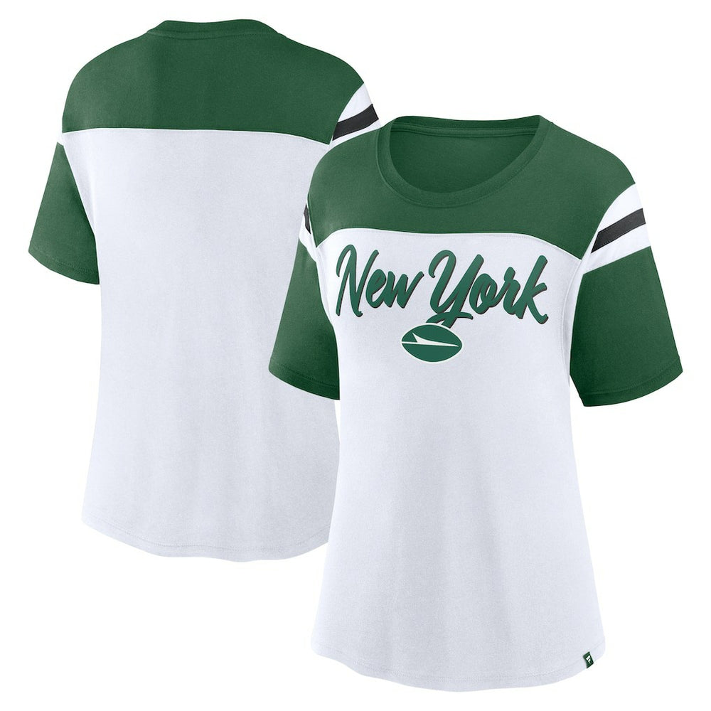 New York Jets Women's Cheer Chant Fashion Crop Top | NFL Hot