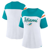 Miami Dolphins Women's Cheer Chant Fashion Crop Top | NFL Outlet