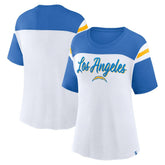 Los Angeles Chargers Women's Cheer Chant Fashion Crop Top | NFL New