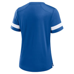 Indianapolis Colts Women's Play Script Lace-Up T-Shirt | NFL US