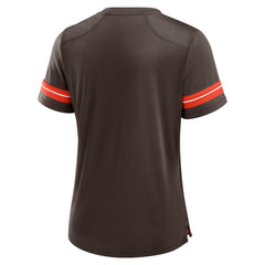 Cleveland Browns Women's Play Script Lace-Up T-Shirt | NFL On sale