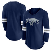 Dallas Cowboys Women's First Team Arch Logo 3/4 Sleeve T-Shirt | NFL Sale