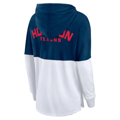 Houston Texans Women's Backup Option Long Sleeve Hoodie T-Shirt | NFL US