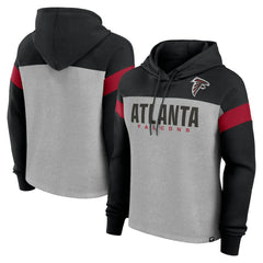 Atlanta Falcons Women's Bold Play Call Pullover Hoodie | NFL Outlet