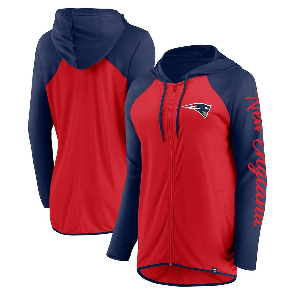 New England Patriots Women's Script Full-Zip Hoodie | NFL Sale