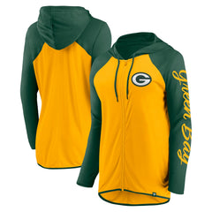 Green Bay Packers Women's Script Full-Zip Hoodie | NFL Discount