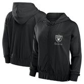 Las Vegas Raiders Women's Script Lock Full-Zip Hoodie | NFL US