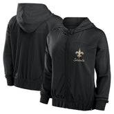 New Orleans Saints Women's Script Lock Full-Zip Hoodie | NFL Discount