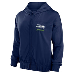 Seattle Seahawks Women's Script Lock Full-Zip Hoodie | NFL New