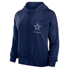 Dallas Cowboys Women's Script Lock Full-Zip Hoodie | NFL New