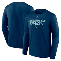 Seattle Kraken Fanatics Authentic Pro Core Primary Long Sleeve T-Shirt - NHL T-shirts