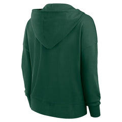 Green Bay Packers Women's Blitz Left Lace-Up Pullover Hoodie | NFL Online