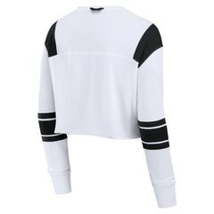 New York Jets Women's Stretch Cropped Fashion Long Sleeve T-Shirt | NFL Online