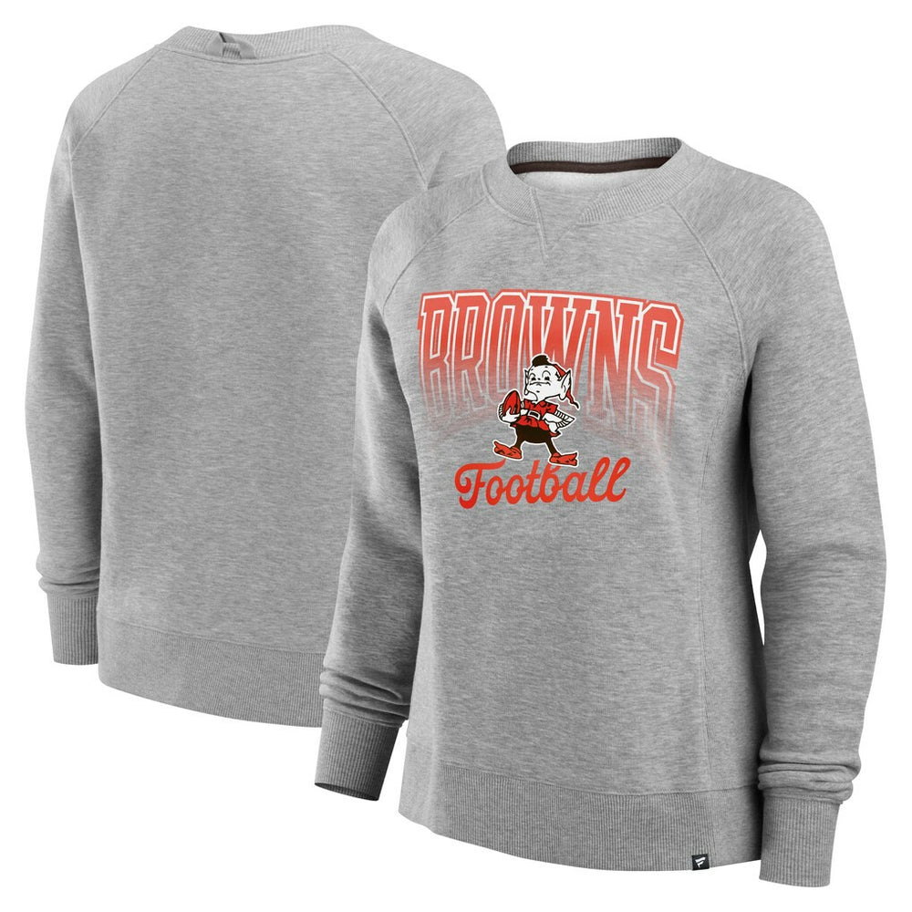 Cleveland Browns Women's Hit Hard Fleece Pullover Sweatshirt | NFL New
