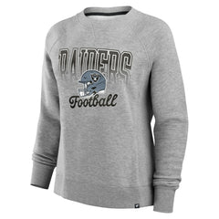 Las Vegas Raiders Women's Hit Hard Fleece Pullover Sweatshirt | NFL New