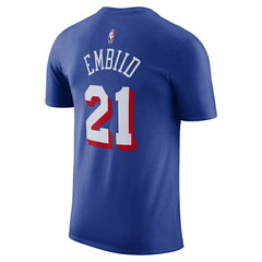 Royal Joel Embiid Philadelphia 76ers Name & Number T-Shirt | NBA