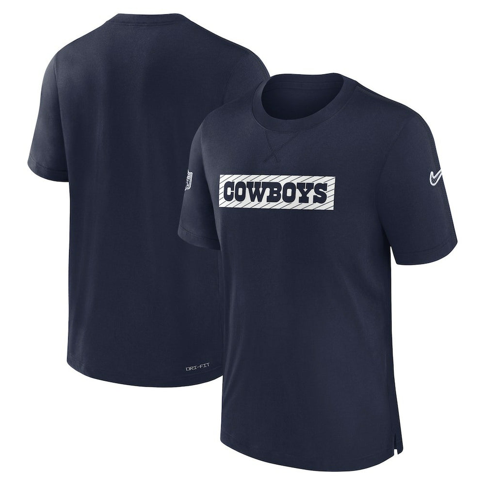 Dallas Cowboys 2024/25 Sideline Player Tri-Blend Performance T-Shirt | NFL Sale