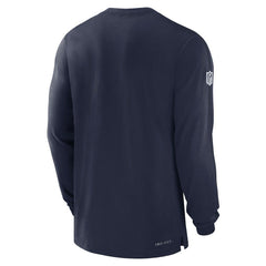 Dallas Cowboys 2024/25 Sideline Player Tri-Blend Performance Long Sleeve T-Shirt | NFL Sale