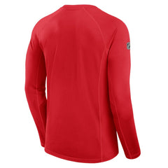 Calgary Flames Fanatics Authentic Pro Rink Tech Long Sleeve T-Shirt - NHL T-shirts