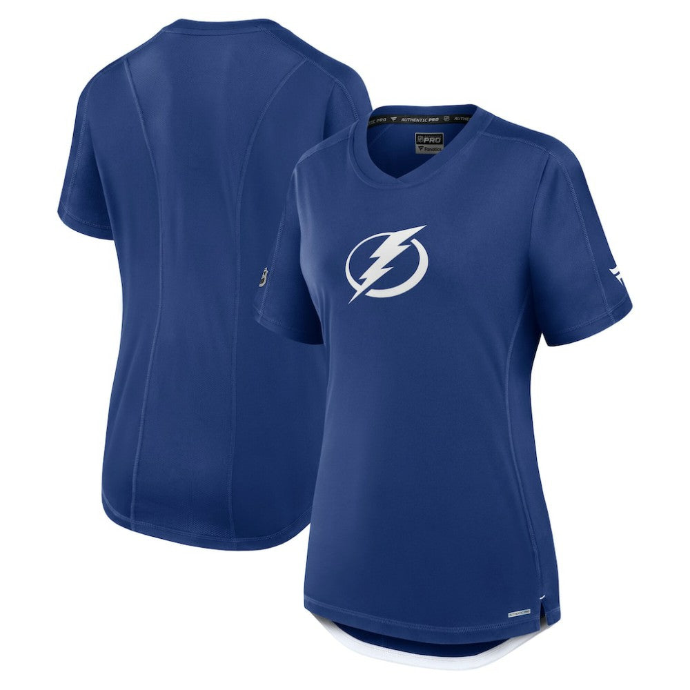Tampa Bay Lightning Fanatics Women's Authentic Pro Rink Tech T-Shirt - NHL T-shirts