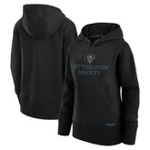 Pittsburgh Penguins Fanatics Women's Authentic Pro Road Pullover Hoodie - NHL Hoodies