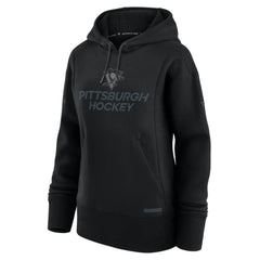 Pittsburgh Penguins Fanatics Women's Authentic Pro Road Pullover Hoodie - NHL Hoodies