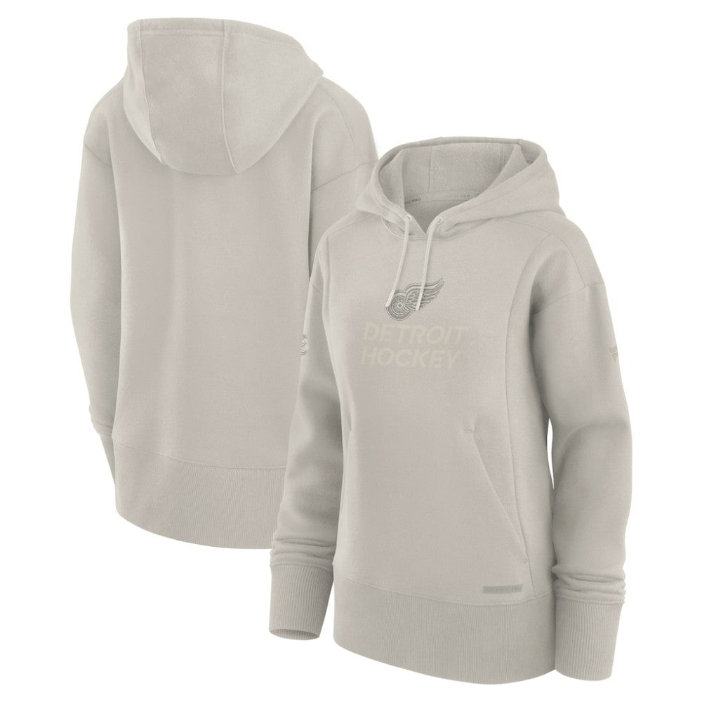 Detroit Red Wings Fanatics Women's Authentic Pro Road Pullover Hoodie - NHL Hoodies