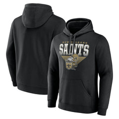 New Orleans Saints Geometric Chrome Pullover Hoodie | NFL US