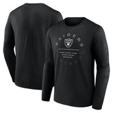 Las Vegas Raiders Stat Sheet Long Sleeve T-Shirt | NFL On sale