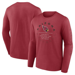 Arizona Cardinals Stat Sheet Long Sleeve T-Shirt | NFL New