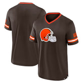 Cleveland Browns Stripe Stacking T-Shirt | NFL Discount