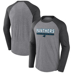 Carolina Panthers Tri-Blend Raglan Long Sleeve T-Shirt | NFL US