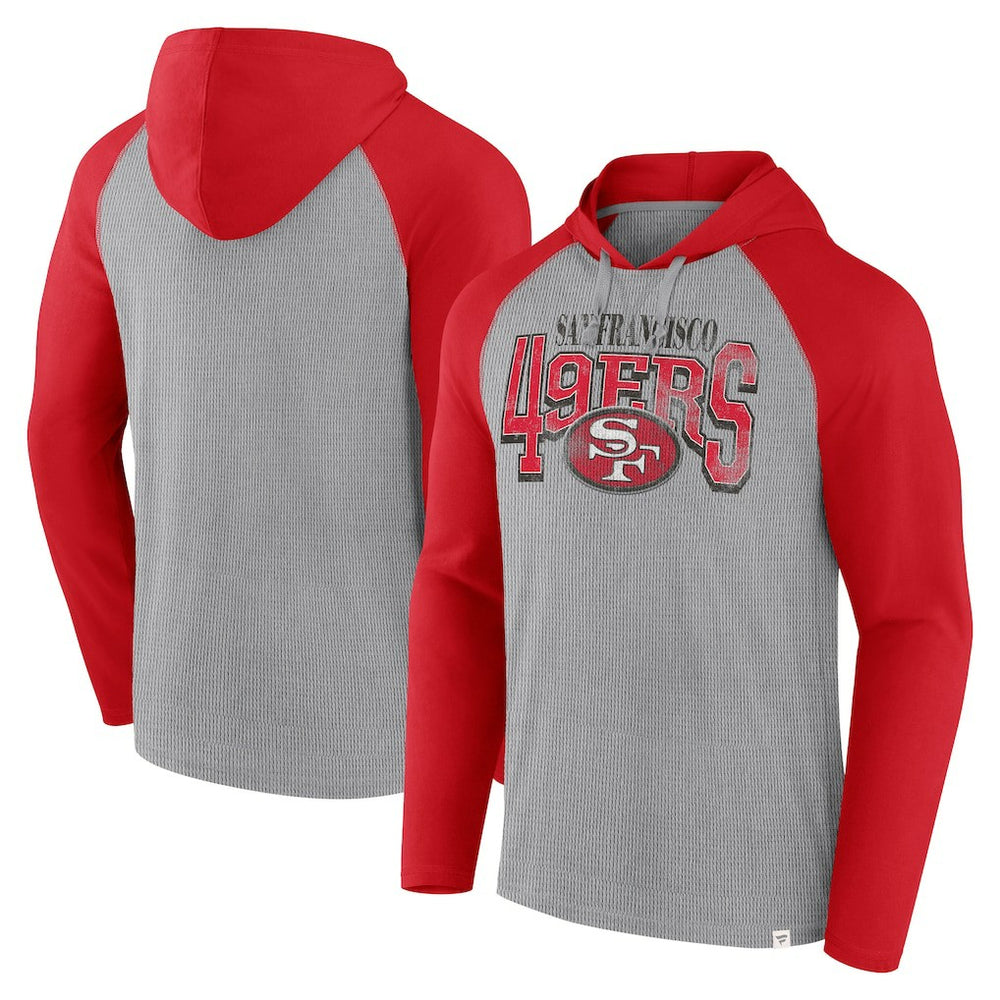 San Francisco 49ers Under Center Long Sleeve Hoodie T-Shirt | NFL Outlet