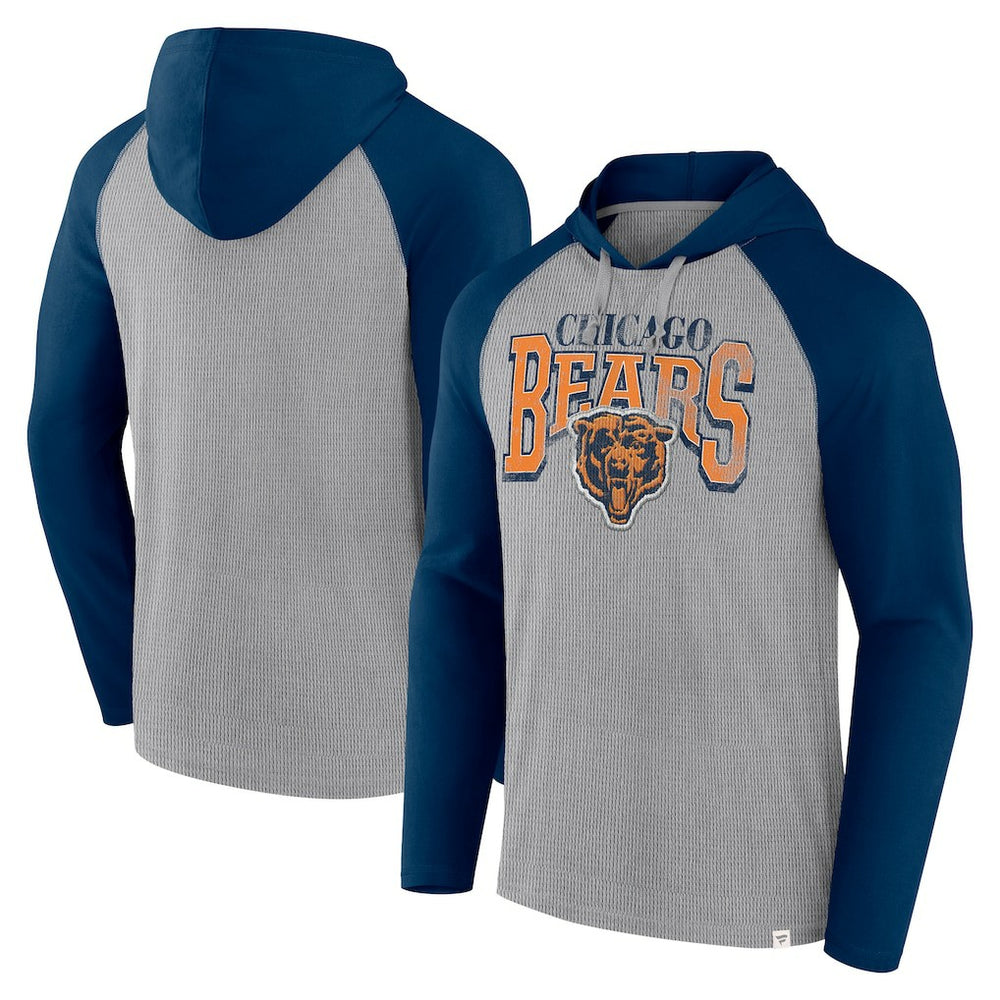 Chicago Bears Under Center Long Sleeve Hoodie T-Shirt | NFL New