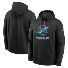 Miami Dolphins 2024 NFL Crucial Catch Club Pullover Hoodie | NFL New